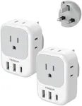 UK Adapters for Travel 2 Pack, TESS