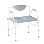 Commode, Bariatric Drop arm Commode 1000lbs