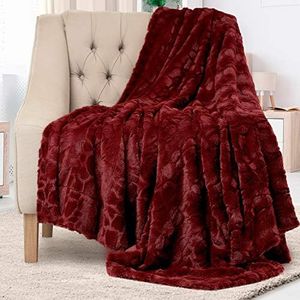 Everlasting Comfort Throw Blanket Red