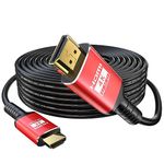 Eareyesail HDMI Cable 30 ft-True 4K HDMI in-Wall CL3 Rated Support (4K60Hz 18Gbps 4:4:4 RGB HDR HDCP2.2) and All HDMI Devices Compatible with Gaming Monitor,PS5,Switch etc.