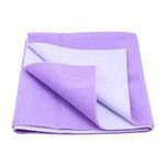 Edenwald Waterproof Quick Dry Sheet for Baby | dry sheets for baby large size full bed | (Purple_Double Bed Size (260cm X 200cm)