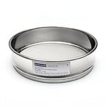 Lab Sieves 16 Mesh, Economy Test Sieve #16 Mesh, 8'' Diameter, 304 Stainless Steel Wire Cloth φ20×4.5cm