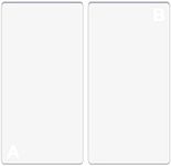 Briartw 1 Pair Cutting Pads for Mini Die Cutting Machine-Clear Polycarbonate Plastic Cutting Plates-Transparency Acrylic Cutting Pads Die Cutting Plates for Embossing Crafting