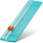 Glone 12 inch Paper Trimmer, A4 Size Paper Cutter with Automatic Security Safeguard for Coupon, Craft Paper and Photo (Green)