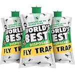 Luigi's The World's Best Fly Trap | “Dropping like Flies” | Outdoor Fly Catcher | Ideal for Domestic & Commercial Use including Farms, Refuse Areas & Camping Spaces