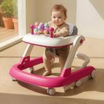 StarAndDaisy Baby Walker for 6-18 Month Baby Boy & Girl/Height Adjustment, Musical Tray & Speed Control/Baby Walker for Kids with Safety Wheels and Comfortable Seat