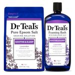 Dr Teal's Epsom Salt Soaking Solution and Foaming Bath with Pure Epsom Salt, Lavender