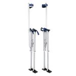 SUPERFASTRACING 24-40 inch Drywall Stilts Aluminum Tool Silver Stilt for Painting Painter Taping Silver