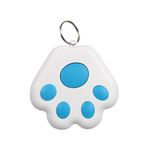 Pet Gps,Mini Dog Gps trackers Cat Collar Tracking Locator 5.0 Wireless Anti Lost Cat Collar trackers for Pets Kids Key Luggage Wallet Blue