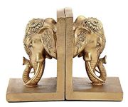 Bellaa Decorative Bookends Elephant Head Big Size Book Ends