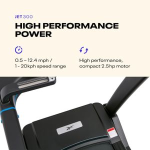 Reebok Jet 300 Bluetooth Treadmill – Home Gym Running Machine