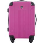 Travelers Club Luggage Chicago 20 Inch Expandable Carry-On Spinner, Pink, One Size