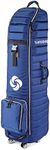 Samsonite Quilted Golf Travel Cover with Spinner Wheels and Detachable Shoe Bag, Navy