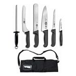 Victorinox Forschner 7 Pc Fibrox Deluxe Culinary Knife Roll Set