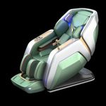 Dr. BWC Massage Chair-IntelliZen 4D,Comfort with 22 Auto Wellness Programs,4D Innovative Features, Human-Like Vario Motion Mechanism,Dual Heating Lower Back, (Pastel Pista)