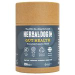 Herbal Dog Co Gut Health Probiotic Blend for Dogs, 250ml - Helps Digestion & Upset Stomach - Food Supplement for Dogs & Puppies - All-Natural, Vegan, Made in UK