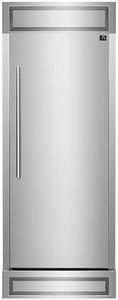Forno Maderno 26.7" Convertible Stainless Steel Refrigerator/Freezer with Touch Control & LED - 13.6 cu. ft Refrigerator - Left Swing Door Fridge with Adjustable Glass Shelves & Crisper Drawer