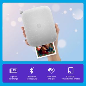 HP Sprocket 3x4 Portable Photo Printer – Instant Wireless Printing