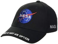 Nasa ACNASADCP002 Baseball Cap, Noir, Standard