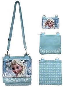 Disney Frozen Elsa Blue Adjustable Strap Messenger Shoulder Cross Purse Bag