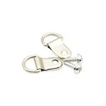 100 Pack Small D-Ring Steel Picture Hangers with Screws Picture Frames Picture Hang Solutions, for Hanging Clock Paintings Artwork Picture Frame Hook Photos Mirrors