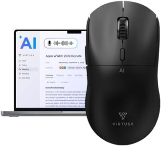 Virtusx Jethro Wireless AI Mouse with Voice Typing & Meeting Recording