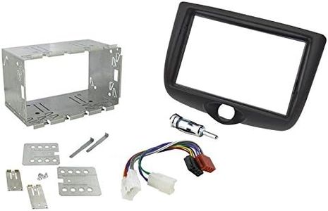 sound-way Kit Montage Autoradio, Marco 2 DIN Radio de Coche, Adaptador Antena, Cable Adaptador Conector ISO, Compatible con Toyota Yaris 1999-2003