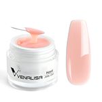 VENALISA 50ml Baby Pink Builder Nail Gel Kit Nail Art Acrylic Nail Tender Camouflage Natural Color Poly Gel Builder Extend Construction Jelly Poly Gel