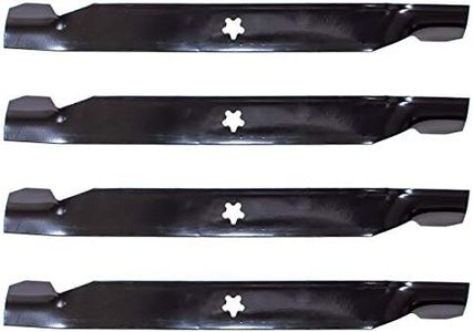 4PK Oregon 42” Lawn Mower Blades Replacement for Sears Craftsman Poulan AYP Ariens 127843, 138498, 138971, 532127843, 532138498, 532138971 High Lift Blades