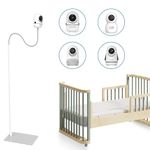 HelloBaby Baby Monitor Floor Stand, Baby Monitor Holder Compatible Baby Monitor, HB6550/HB6081/ HB40/ HB65/ HB66/ HB6351, 40 in Stable Camera Mount, Stand to Prevent Baby from Touching