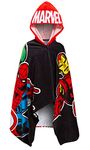 Marvel Kids Avengers Hooded Towel Spider-Man Hulk Captain America Ponch Beach Bath Towel Wrap Robe