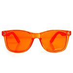 GloFX Colour Therapy Glasses – Chakra Glasses Mood Glasses Relax Glasses Light Therapy Glasses Chromatherapy Glasses Chromotherapy Glasses (Orange)