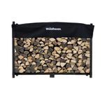 Woodhaven 6ft Firewood Rack (Black)
