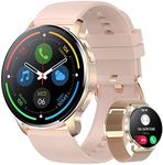 Smart Watch for Women with AI Voice Assistant AI Voice Making Phone Call Notification Compatible Android iOS Sports Fitness Heart Rate Blood Oxygen Tracking Elegant Women's Smartwatches Pink