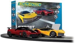 Scalextric Racing Track Sets for Kids - Street Cruisers Speed Track - Electric Race Tracks for Boys & Girls 5+, Slot Car Race Tracks - 1:32 Scale Mini Car Racing Sets, Boys Birthday Gifts