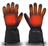 Waterproof Gloves for Women and Kids- Electric Heated Glove Liners for Winter, Waterproof & Rechargeable