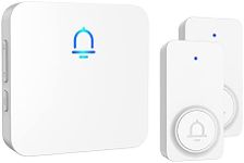 SECRUI Wireless Doorbell 2 Buttons - Hassle-Free Installation, 1000ft Range, Adjustable Volume, Waterproof Design, 32 Melodies - White