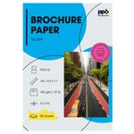 PPD 100 Sheets A4 Inkjet Brochure Flyer Paper 140gsm Double Sided Glossy Photo Quality PPD-72-100