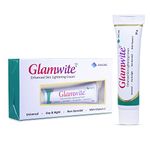 Glamwite Skin Lightening & Brightening Cream | Non-Steroidal, Bleach-Free, Color Free, Paraben Free | Day & Night Cream, Removes Dark Spots, Dark Circles (20gm Pack)