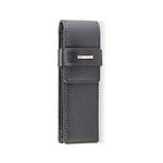 Cross FV Range Men's Leather Double Pen Case with Loop (Black)