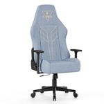 bigzzia Gaming Chair-Ergonomic Gaming Chair, Height Adjustable Reclining Computer Game Chair Comfortable with 3D Armrests, Big and Tall Gaming Chair for Adults (Blue)