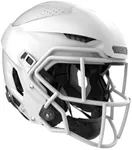 VICIS ZERO2 Trench Football Helmet, SO-212E-S Facemask Attached, White, Large