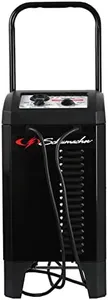 Schumacher Electric Wheeled Battery Charger and Jump Starter, SC1445, 2-in1 - Manual Timer-Controlled, 250 Cranking Amps, 6 Volt and 12 Volt for Car, SUV, Truck, and Marine Batteries