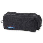 ​KAVU Fleece Pixie Pouch Accessory Travel Toiletry and Makeup Bag - Black