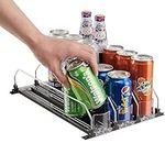 Queta Automatic Can Dispenser, Fridge Can Dispenser with Automatic Pusher Glide for Fridge Drinks Storage 12 Standard Sizes 330ML, 355ML, 440ML, 500ML Beer, Soda