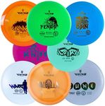 Viking Discs Conqueror Disc Golf Set - 8 Frisbee Discs for Any Distance, PDGA Approved - Putter, Mid-Range, Fairway Driver, Distance Driver - Frisbee Golf Discs Set for Beginners and Professionals