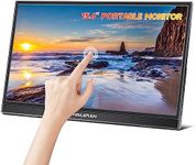 Thinlerain Portable Monitor Toucscreen 15.6 Inch FHD 1920x1080P Portable Laptop Monitor USB C HDMI Gaming Monitor OTG & Dual Speakers, External Computer Display for PC Phone Xbox