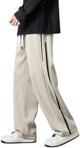 Lymio Track Pant for Men || Men Track Pant || Track Pant (TP-39-41) (M, Beige)