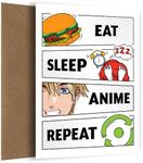 Anime Birthday Card for Teens Boys 