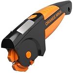 Orange Ninja All-in-1 Garden Tool & Knife Sharpener Tool for Lawn Mower Blade, Axe, Hatchet, Machete, Pruner, Hedge Shears by Sharp Pebble